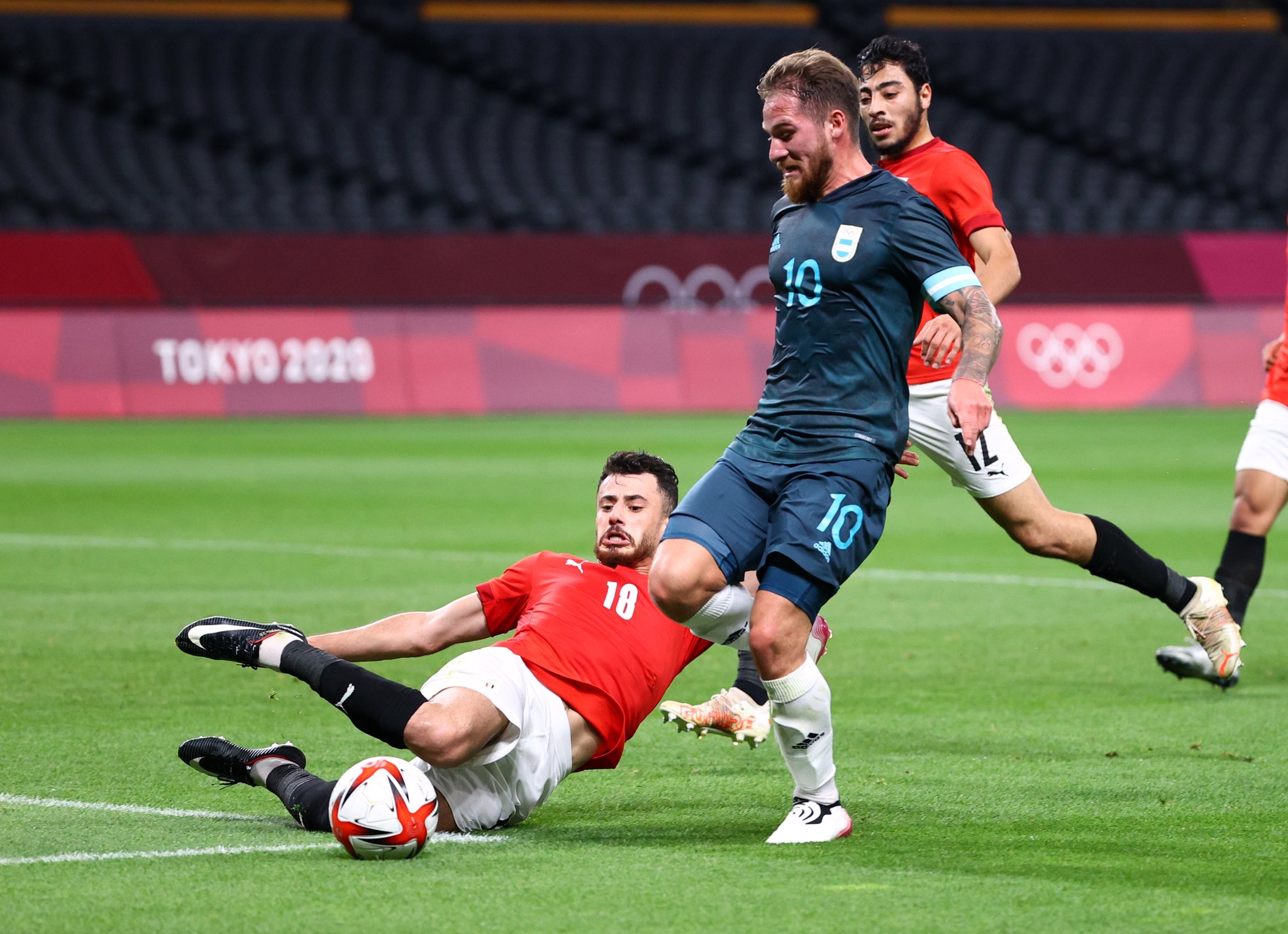 منتخب مصر الأولمبي ضد الأرجنتين - أولمبياد طوكيو