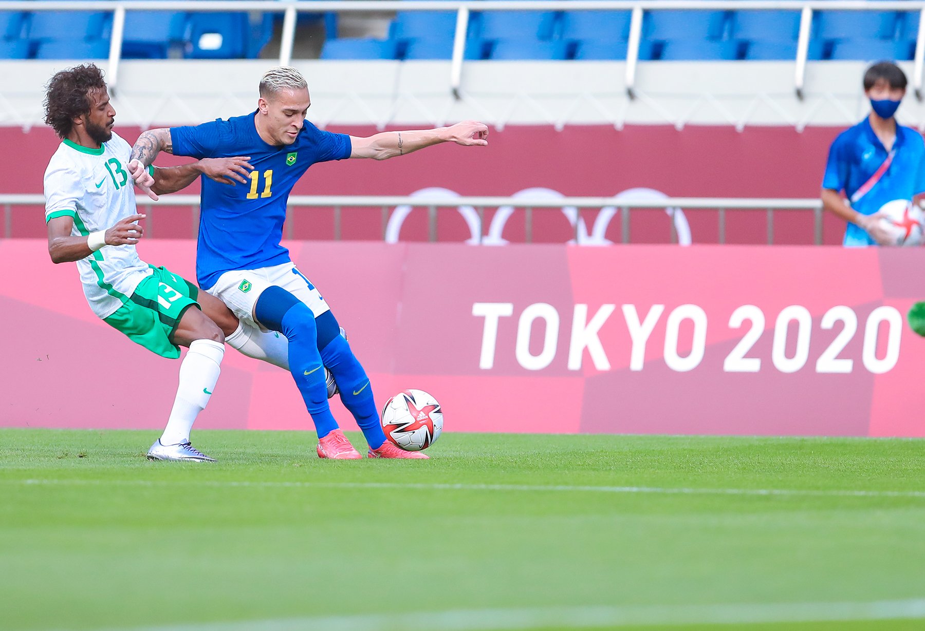 المنتخب السعودي الأولمبي ضد البرازيل