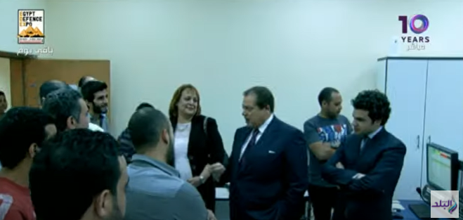 النائب محمد أبو العينين وكيل مجلس النواب رفقة فريق العمل
