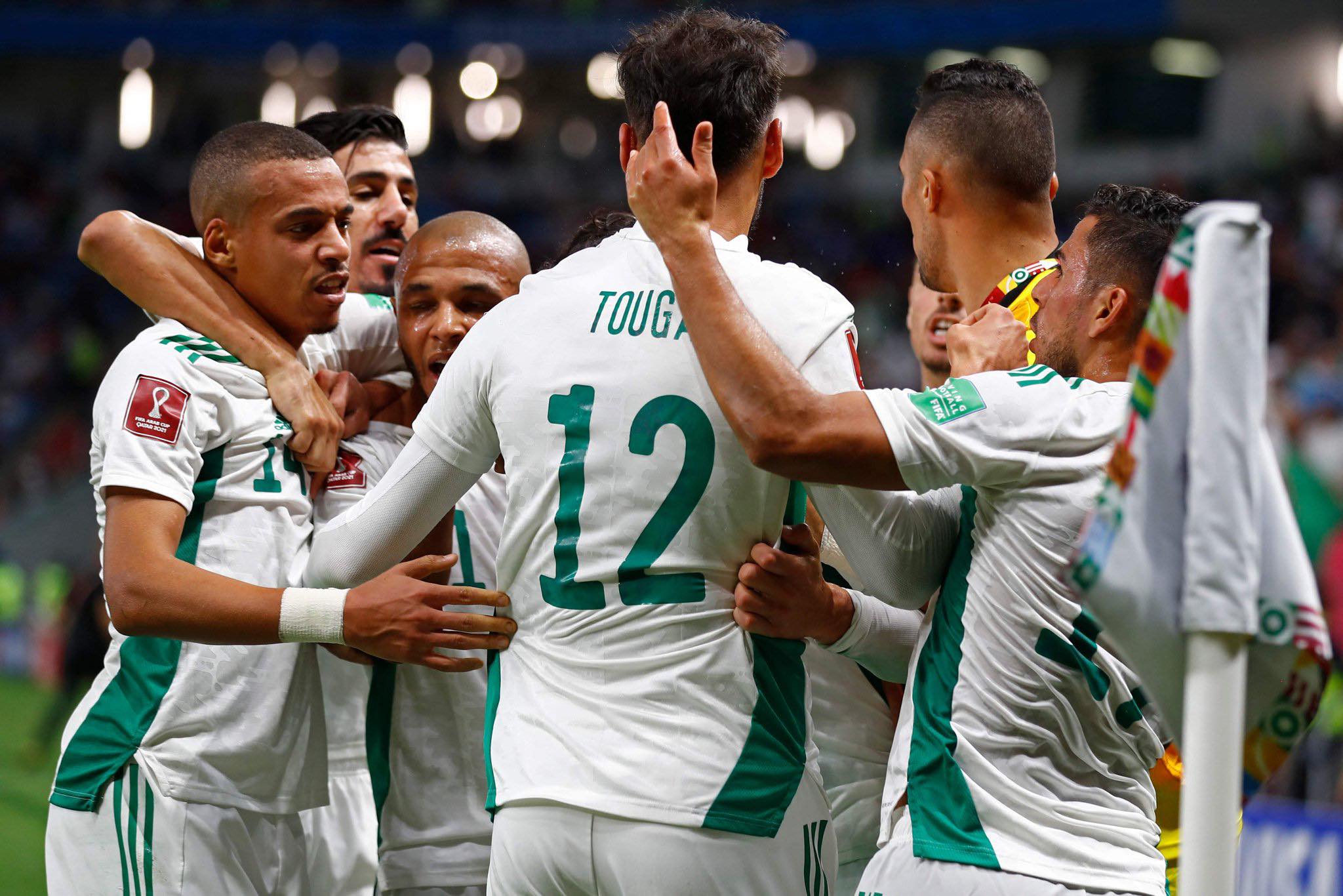 مباراة مصر و الجزائر فى كأس العرب