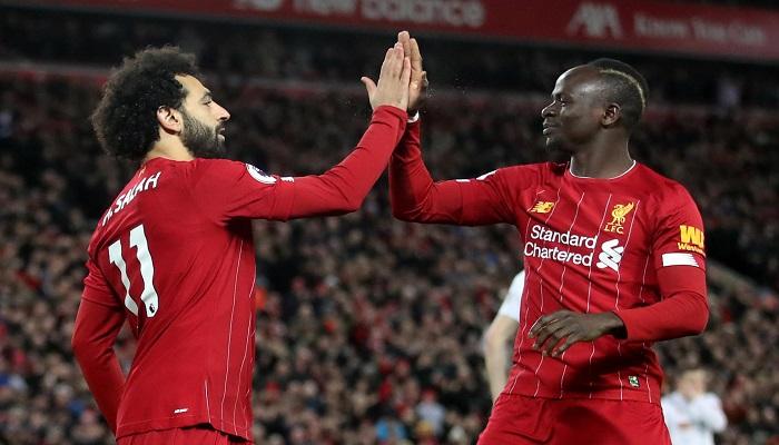 محمد صلاح ومانى أصدقاء اليوم قبل موعد مباراة مصر ضد السنغال