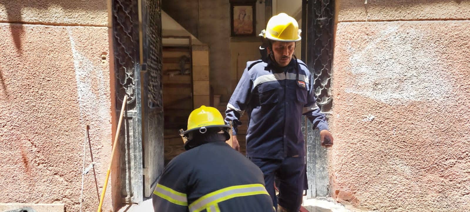 حريق كنيسة أبو سيفين بإمبابة